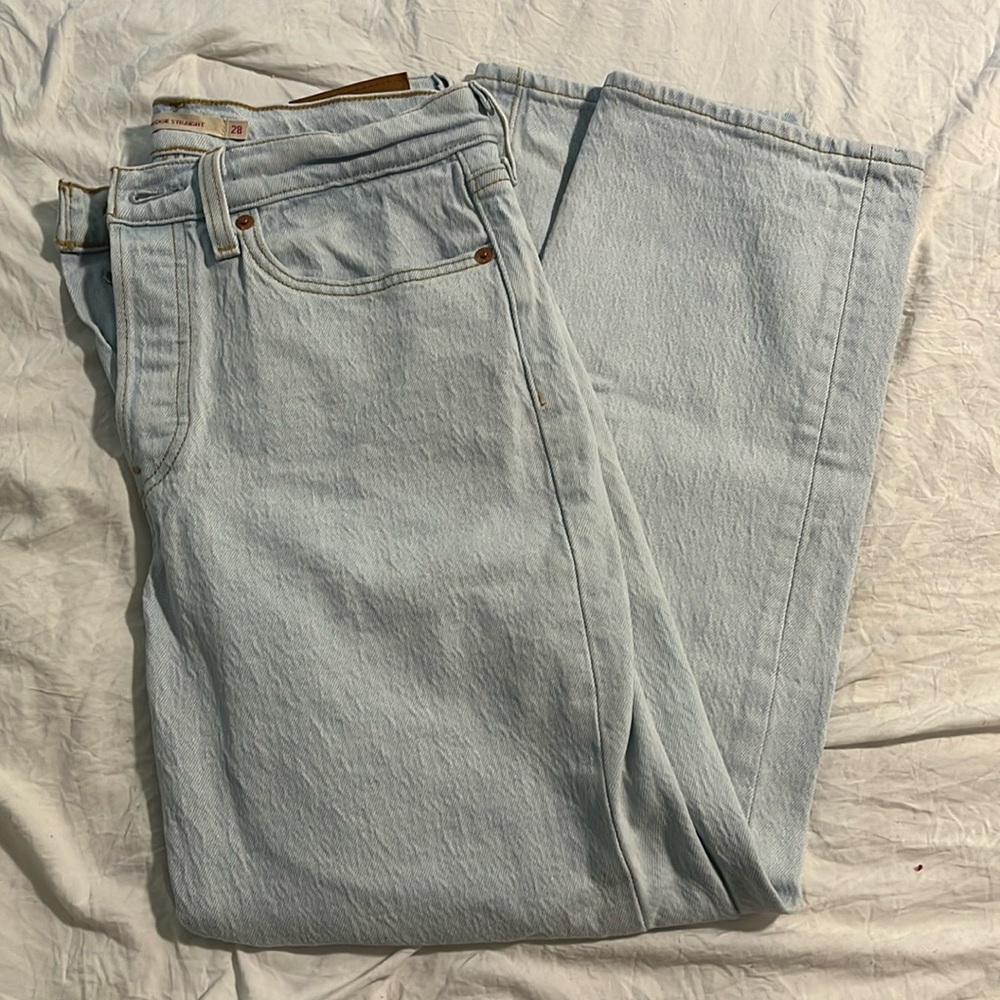 Levi’s wedgie straight high rise jeans